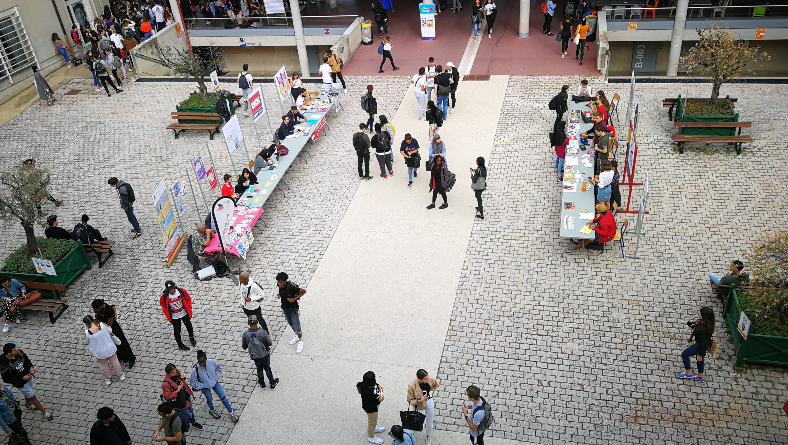 photo de la cour principale du site Vauban